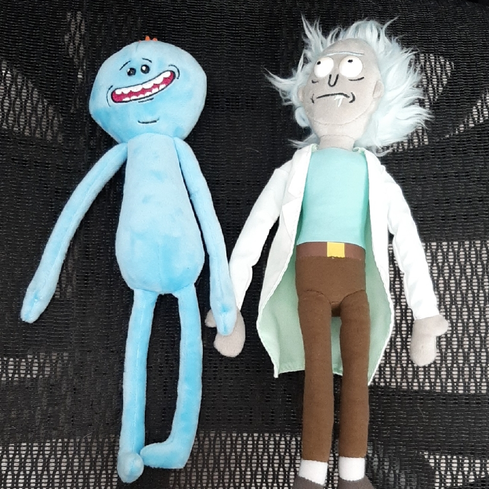 Rick And Morty Cartoon Plush Toy Set